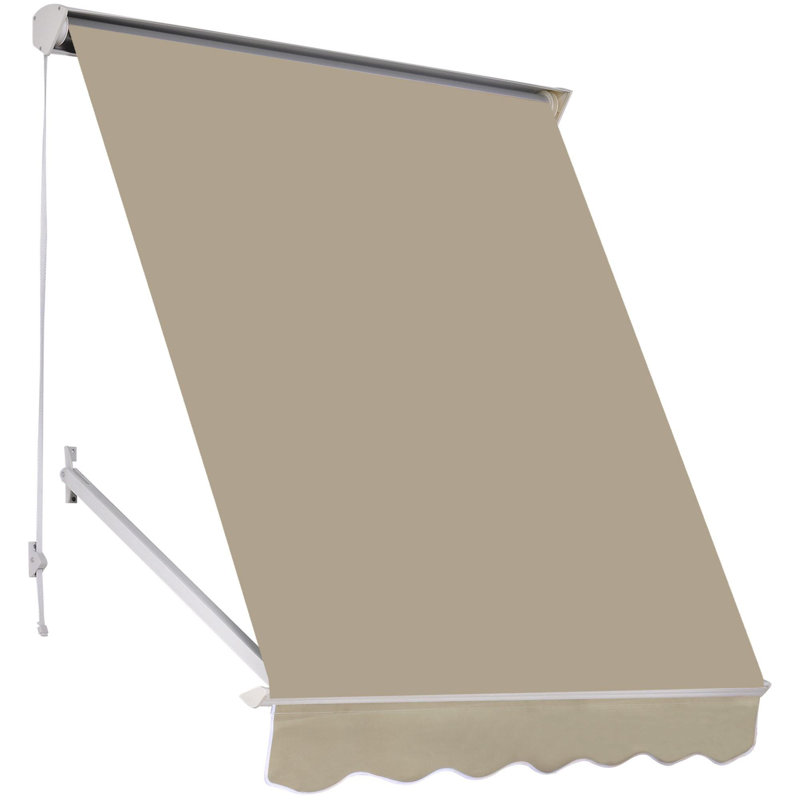 70.8"L x 86.5"W Wall Mounted Terrace Retractable Awning