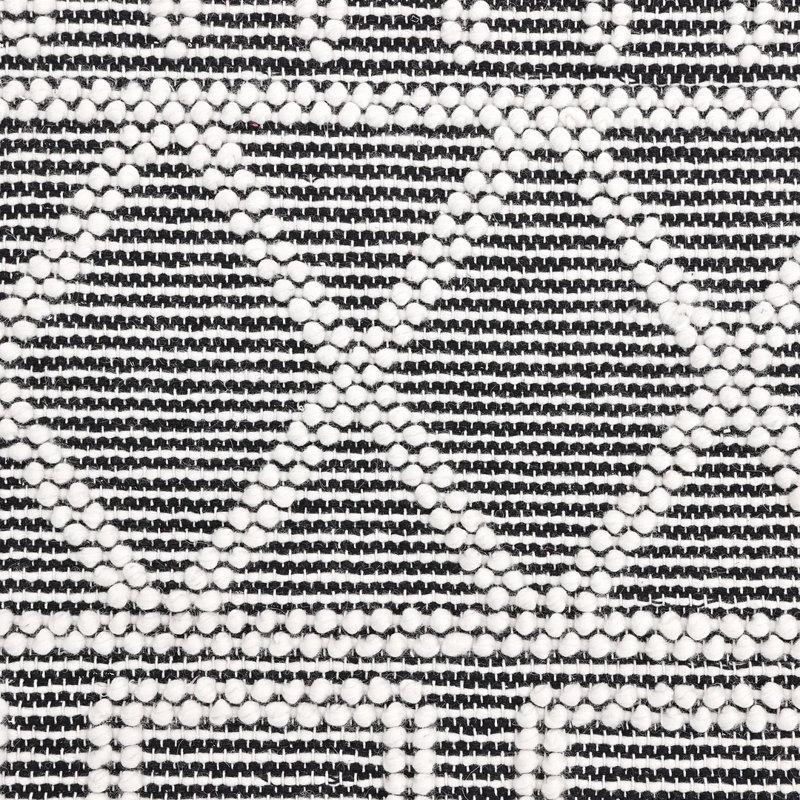 Alberta Geometric Area Rug in Gray/White, Rectangle 8' x 10'
