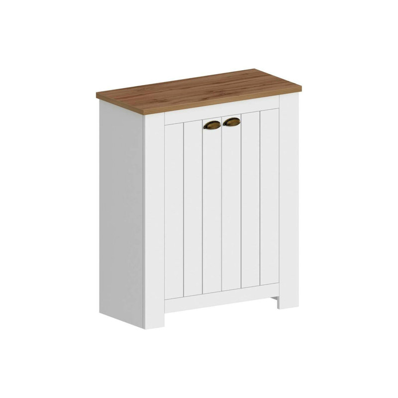 20 Pair Shoe Storage Cabinet, Beige