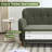 59'' W Modern Upholstery Teddy Sofa Loveseat-8166880
