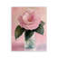 Plaque murale fleur de corail rose, design par Petal Prints Design