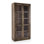 Bradley Tall Oak Wood  Cabinet In Brown