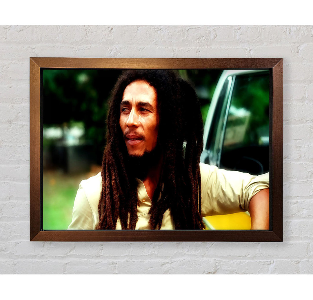 Bob Marley Chill Gerahmter Druck