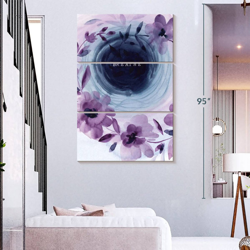 Tergel Mindfulness II, 74" H x 48" W