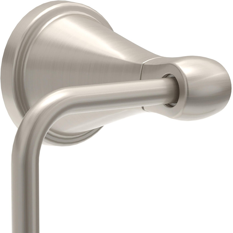 Delta Becker Wall Mounted Hook Style Toilet Paper Holder, Brushed Nickel