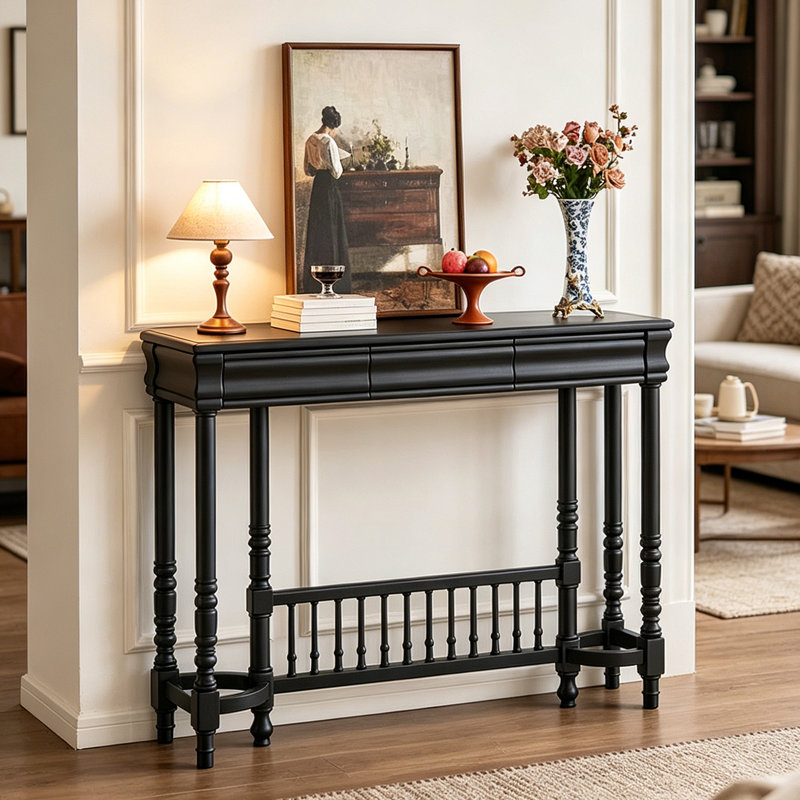 Console American Vintage, H 43,3 po x l 39,4 po x P 15,7 po