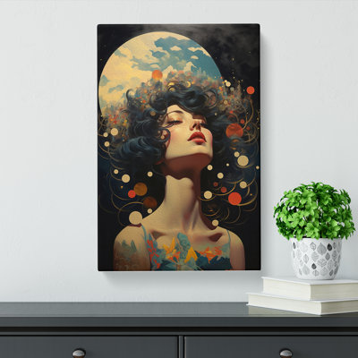 Moon Dadaism - Wrapped Canvas