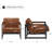 Paynesville 26.75'' W Leather Accent Lounge Chair-80786262