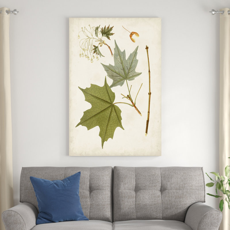 Feuilles antiques VII, H 48 po x l 32 po