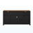 59.3'' Sideboard Buffet With Sliding Barn Door, Mesh Panels & Open Storage For Home & Office-1315571495