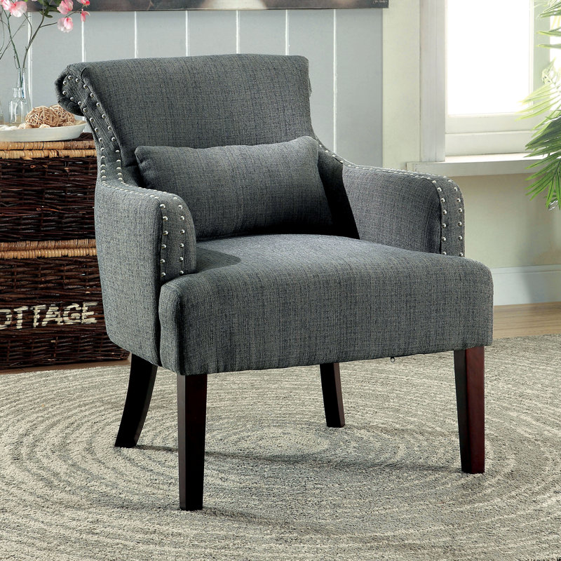 Marlow Upholstered Armchair, Gray