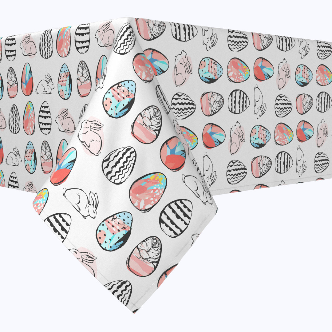 Marlin Geometric Easter Tablecloth The Holiday Aisle® 