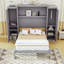 Lit escamotable avec armoire intégrée et tablettes de rangement-1035354545-1035354551