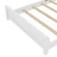Base de lit plateforme simple avec tête de lit, base de lit plateforme en bois massif, lit de plancher avec lattes de soutien-1968672195