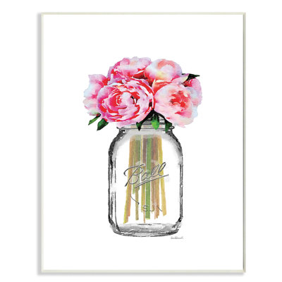 «Fashion Designer Flower Jar Pink Rose», impression