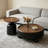 Renaissance-style minimalist storage coffee table