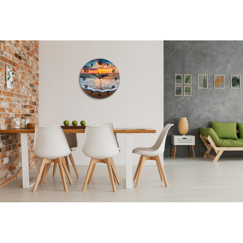 Jhoel Glass Wall Clock