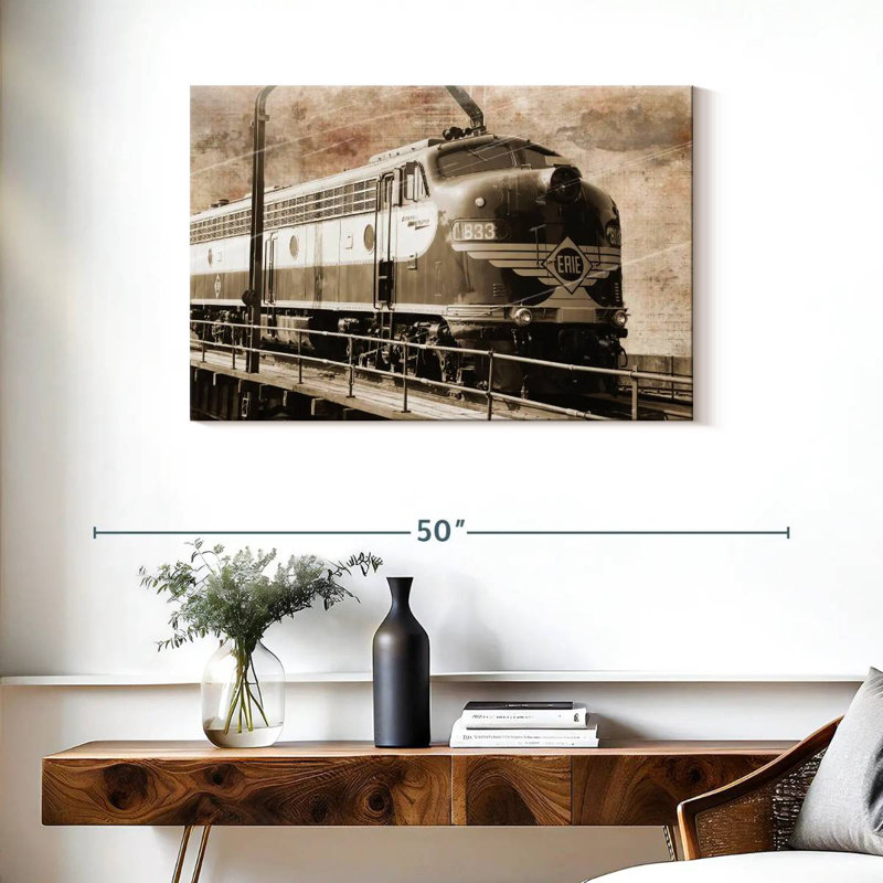 Mehar Erie Train, 24" H x 36" W