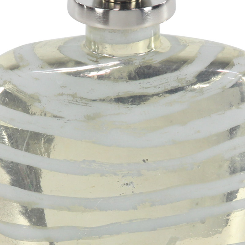 Banach Glass Decorative Bottle, 12"35 H x 8"25 W x 5"05 D