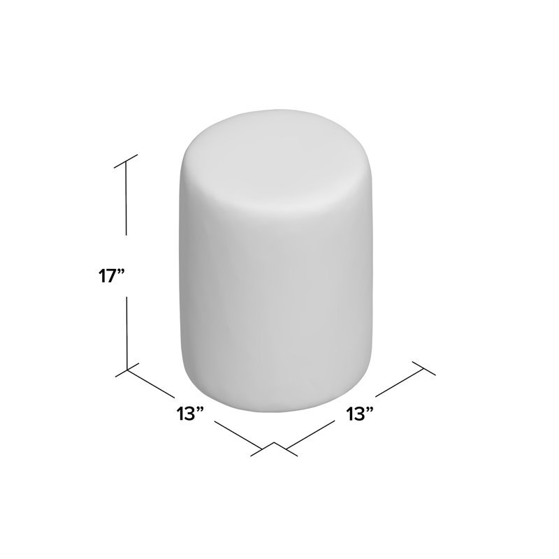 Alixander Ceramic Accent Stool