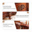 Bureau en bois massif européen de luxe rétro européen-654448805