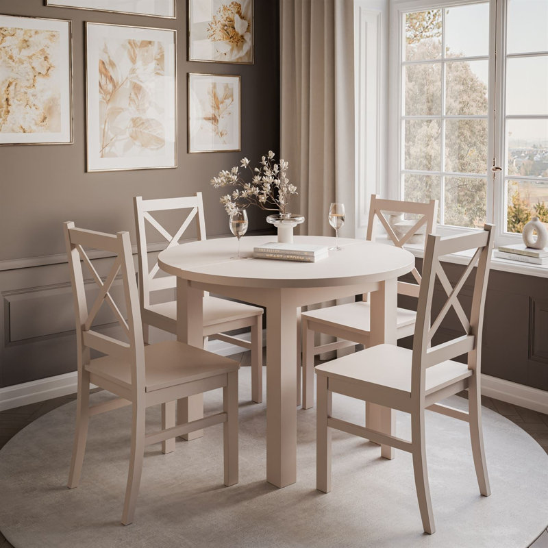 Dining Set, Extendable Dining Table, Cashmere