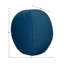 Oreiller rond bleu Qiviut-134255471