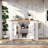 Kitchen Island with Rubber Wood Drop Leaf-1519710550