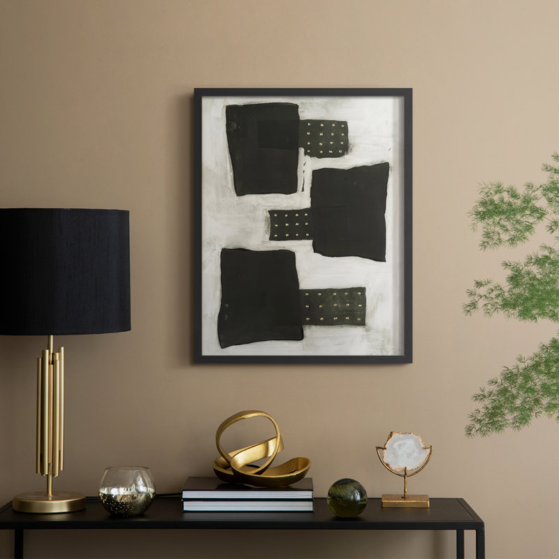 Impression encadrée «Black II» - Bois massif