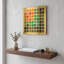 «Retro Color Chart» par Wild Apple Portfolio, art mural en métal doré, 12 po x 12 po-1320543808