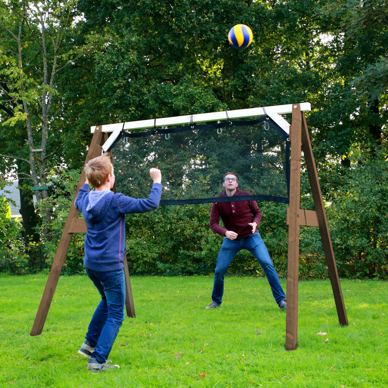 AXI Hemlock Swing Set with 2 Swing(s), Brown/White