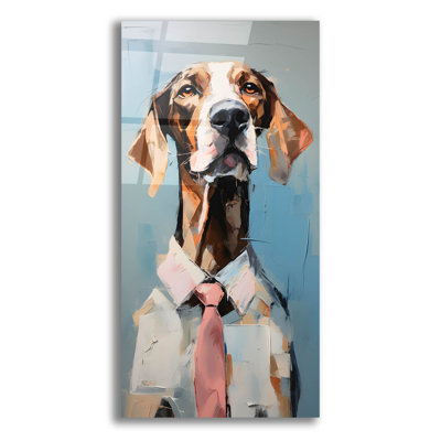 Art mural en verre acrylique Hound