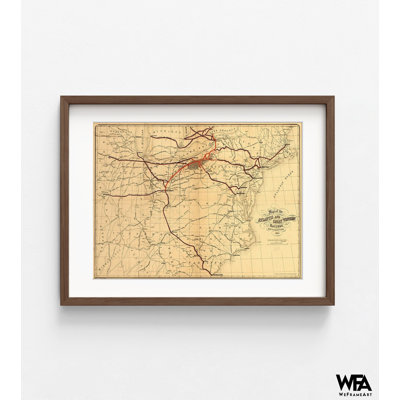Affiche de chemin de fer atlantique et Great Western