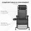 Ensemble de chaises berçantes d'extérieur 2 pièces, chaise berçante inclinable et pliable inclinable avec coussin, porte-gobelet et téléphone, conception combinée avec pieds pliants-986469993