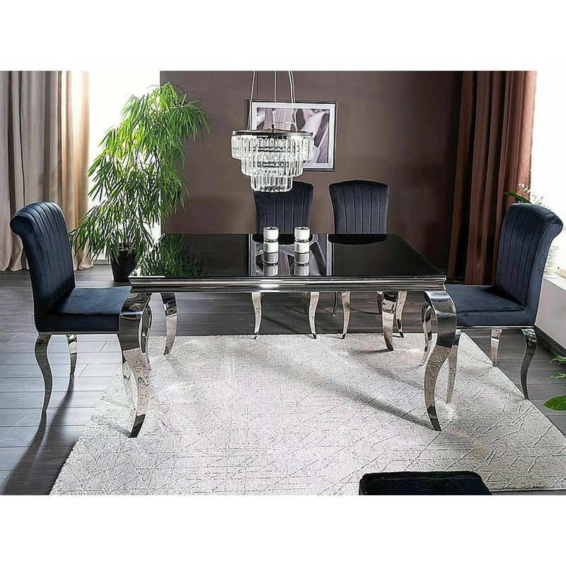 Springfield Glass Top Dining Table