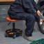 Plateau à outils réglable pour tabouret à roulettes