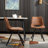 Chaucer Faux Leather Upholstered Dining Chair-488245547