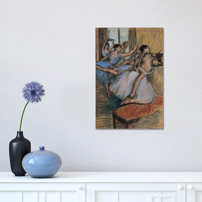 The Dancers by Edgar Degas - Wrapped Canvas Gallery-Wrapped Canvas Giclée, 30.48 cm H x 45.72 cm W