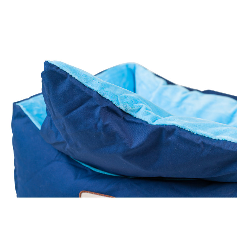 Canvas Bolster Pet Bed