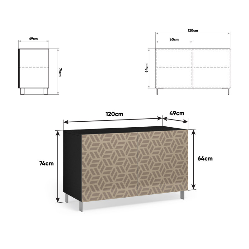 Babineaux 2 -Door Accent Cabinet