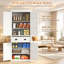 Armoires de cuisine spacieuses avec rangement, armoire de cuisine en MDF blanc