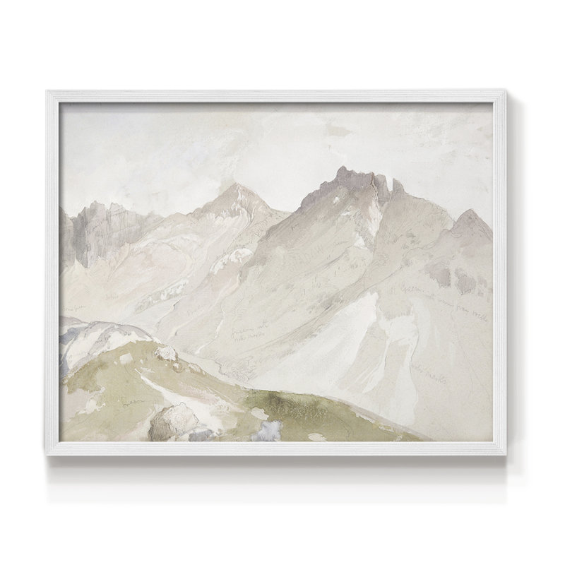 Paysages rétro-CCLI - reproduction encadrée, H 16 po x l 20 po, Blanc