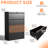 Black 4 Lockable Metal Filing Cabinet For Office, Accommodates Legal/A4/F4 Size, Secure File Storage With Lock, Build Stores Size Files Efficiently-903663401