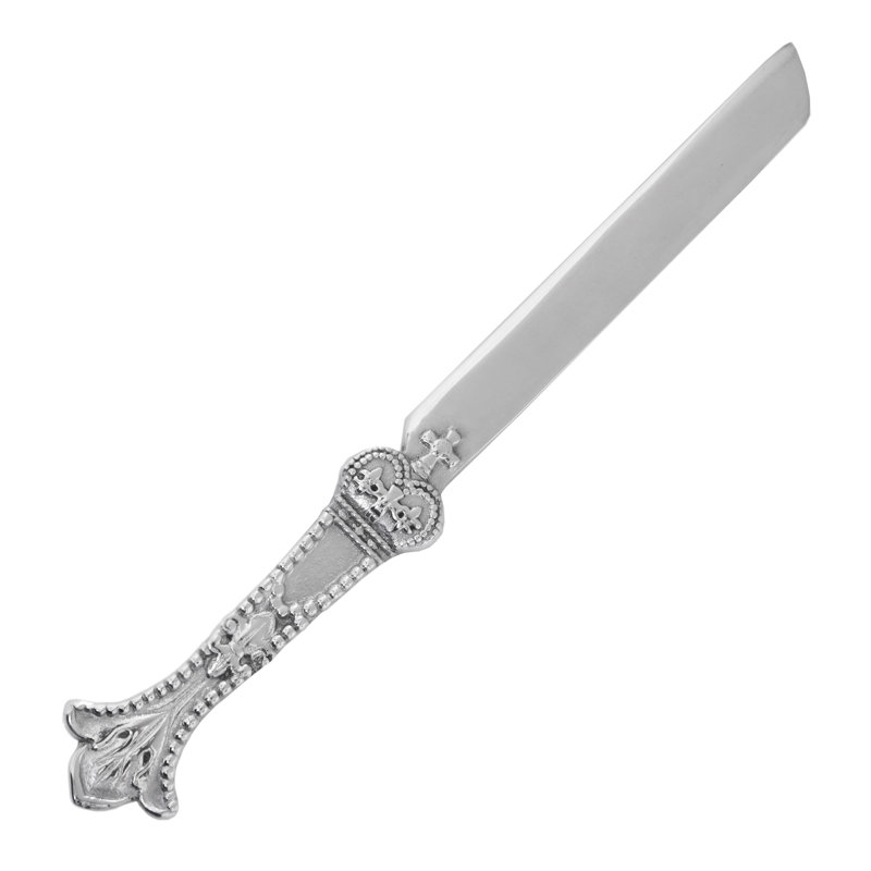 Mardi Gras Stainless Steel Cake Knife