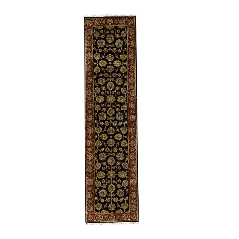 Tapis noir / jaune / rouge de haute qualité