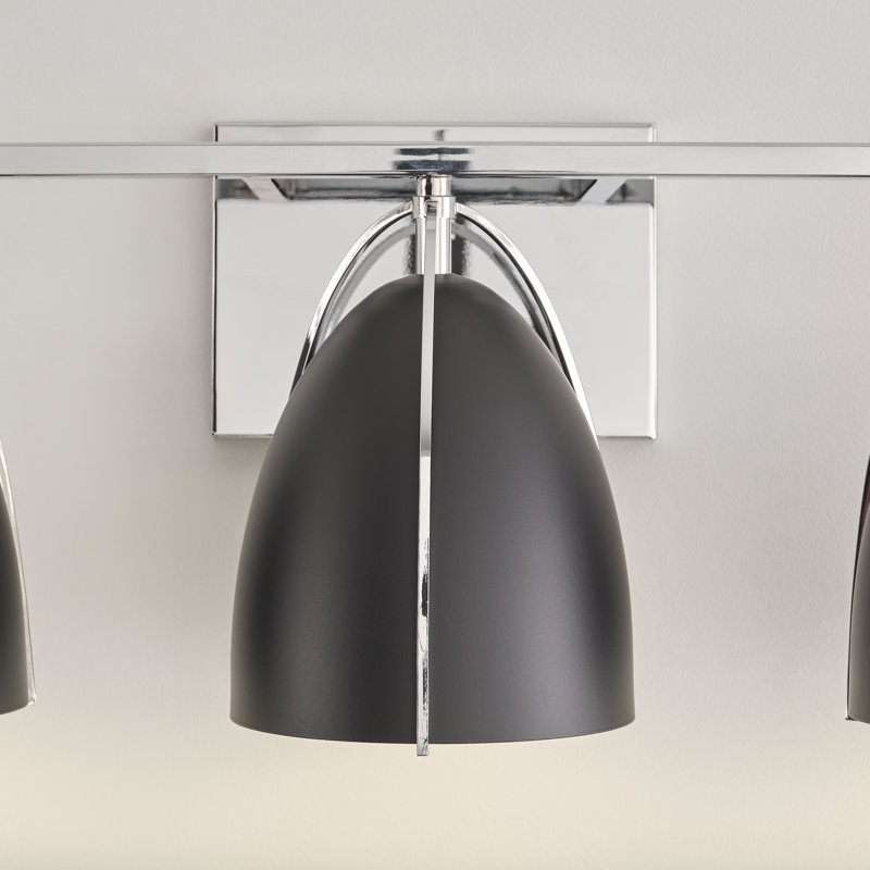 Three Light Wall / Bath, Chrome, No
