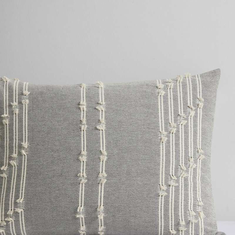Ensembles de literie en jacquard de coton gris moderne, grand édredon pour chambre à coucher