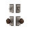 Nostalgic Warehouse Studio Entry Set with Porcelain Knob