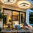 20" Crystal Ceiling Fan with Dimmable LED Light-129700343