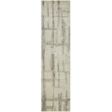 Tempo Gridline Mirage Hand-Knotted Wool Area Rug